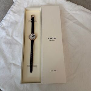 Breda watch with genuine leather strap